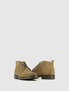 Botins com Atacadores em Taupe
